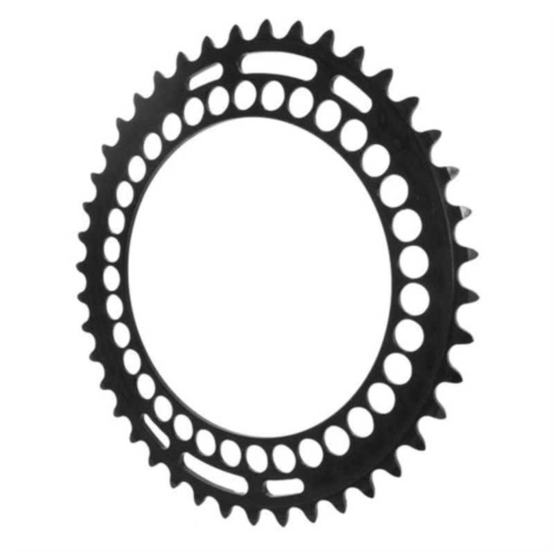 ROTOR Qring 42t 110/5 BCD Black Inner Oval
