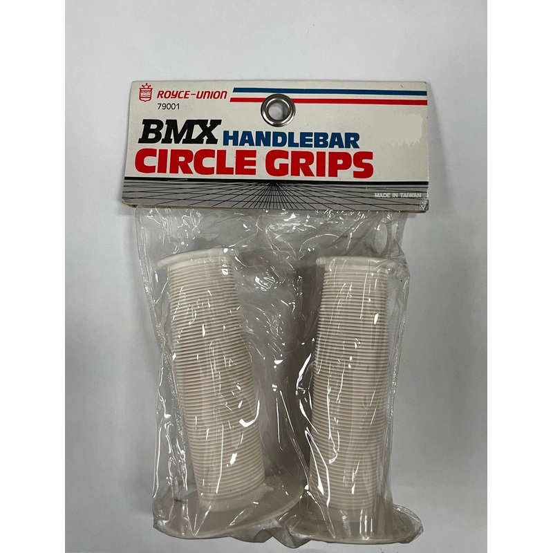 Royce Union BMX Circle Grips White