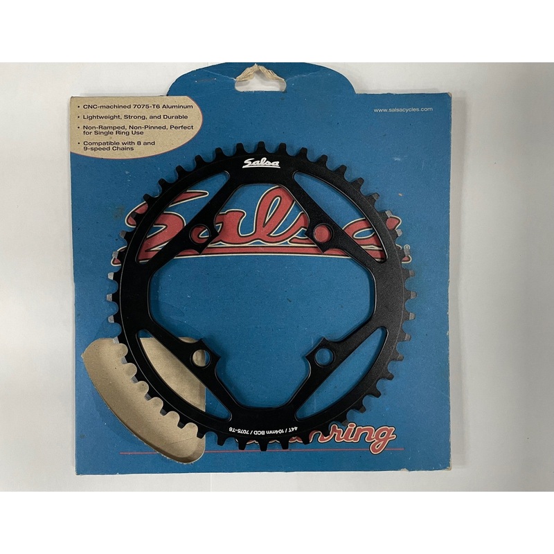 Salsa 44T 110mm 4-Bolt Chainring Black