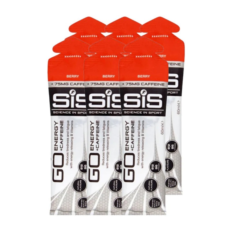 Science in Sport Go Energy + Caffeine Gel 60ml (6 pack) – Berry
