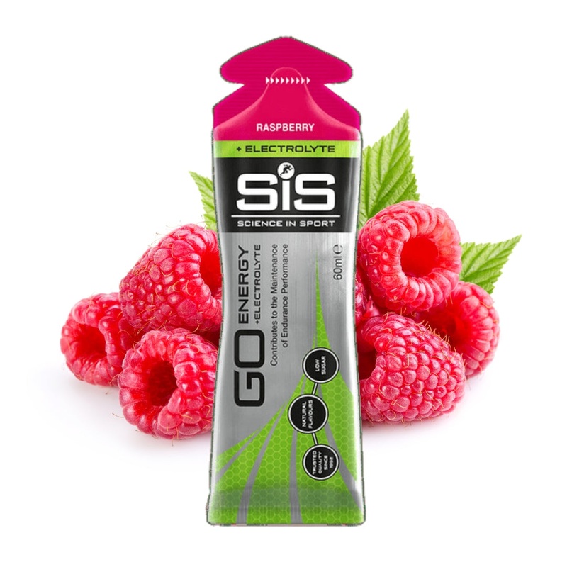 Science in Sport Go Energy + Electrolyte Gel 60ml – Raspberry