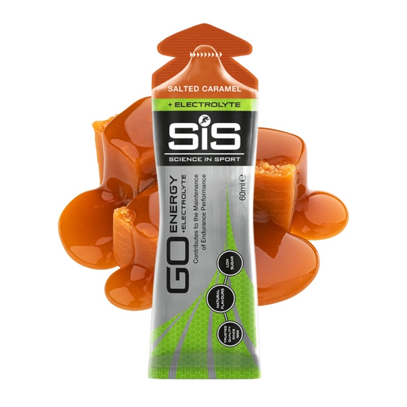 Science in Sport Go Energy + Electrolyte Gel 60mL – Salted Caramel