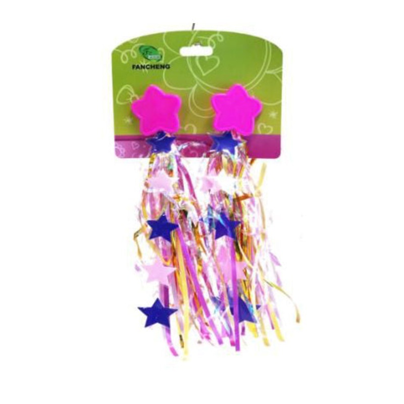 Kids Handlebar Streamers – Pink/Yellow/Blue Stars