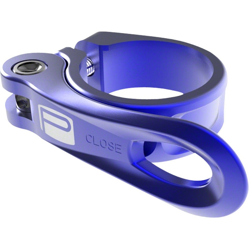 Promax QR-1 Quick Release Seatpost Clamp 34.9mm Blue
