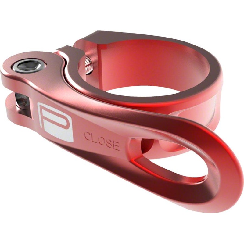 Promax QR-1 Quick Release Seatpost Clamp 34.9mm Red