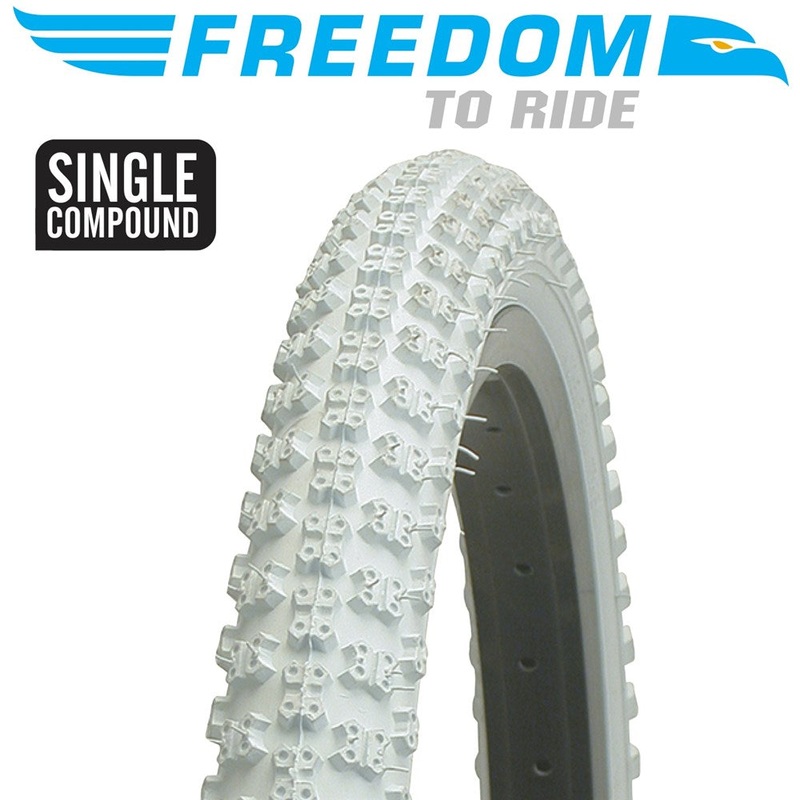Tyre 12.5 x 2.25 Freedom MX3 Knobby White