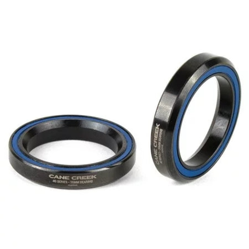 Cane Creek 40-Series Black Oxide Cartridge Headset Bearings 38mm (Pair)