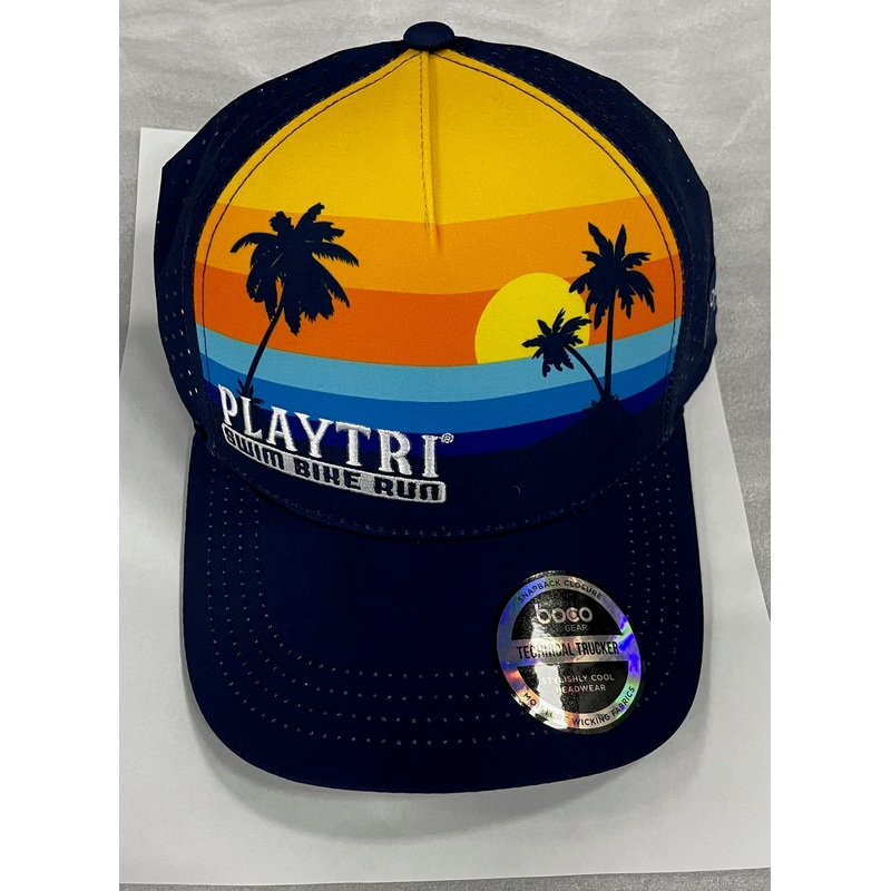 Playtri / BOCO Technical Trucker Hat – Playtri Sunset