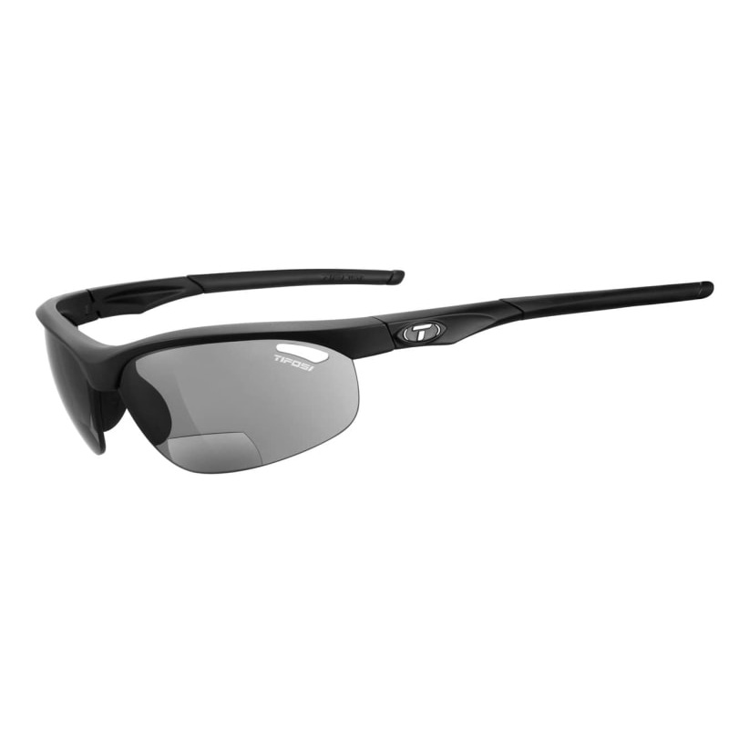 Tifosi Veloce Matte Black +2.0 W/ Smoke Reader +2.0 Lenses