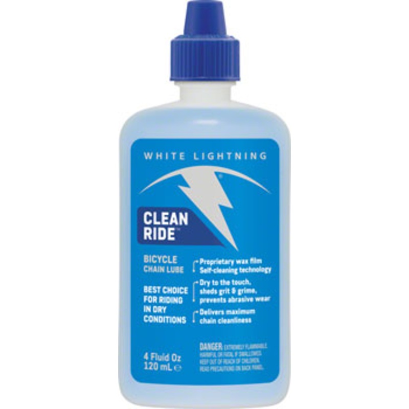 White Lightning Clean Ride Bike Chain Wax Lube – 4oz, Drip