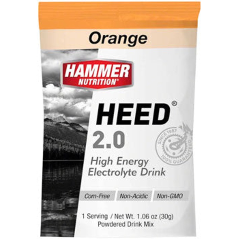Hammer Nutrition HEED 2.0 High Energy Electrolyte Drink – Orange Single Serving Packet