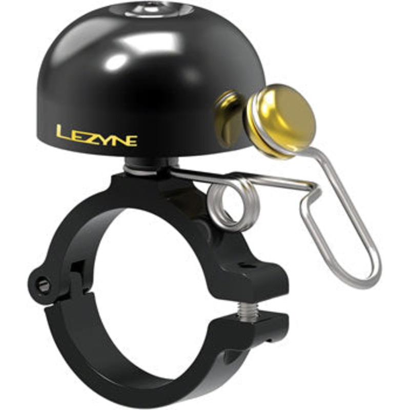 Lezyne Classic Brass Bell – Hard Mount, Black