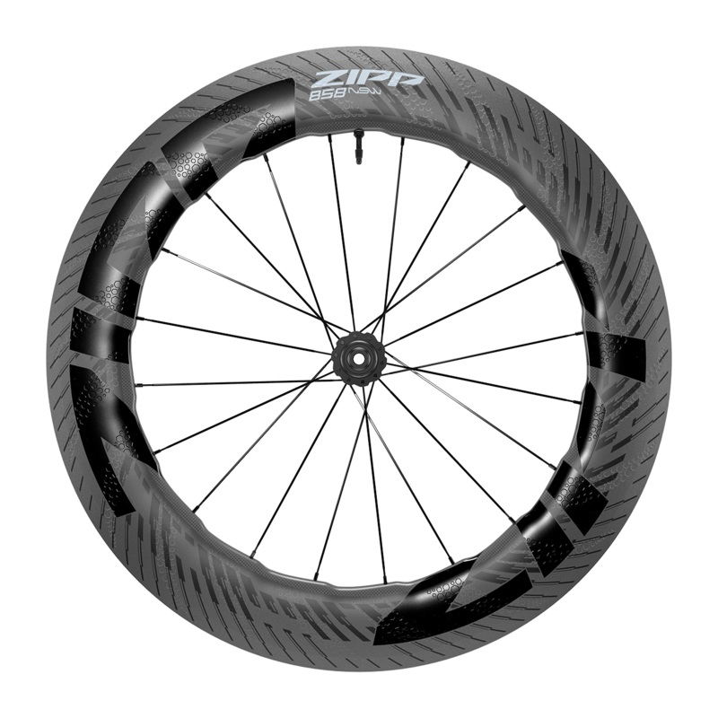 Zipp 858 NSW Tubeless Disc-Brake Carbon Front Wheel