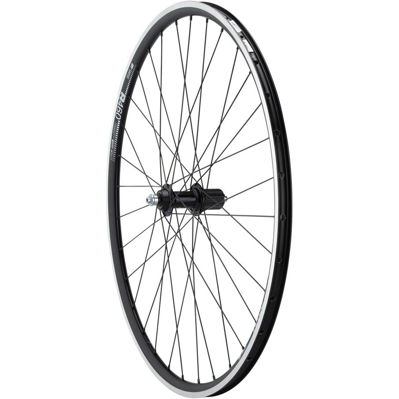 Quality Wheels 105/R460 Rear Wheel – 700, QR x 130mm, Rim Brake, HG 11, Black, Clincher