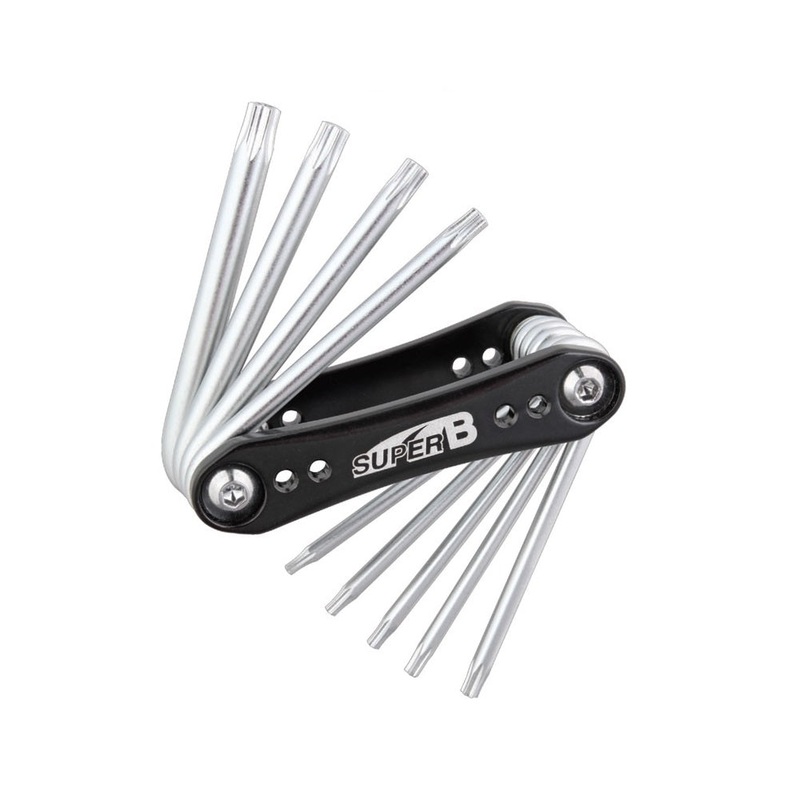 Tool SuperB 9 in 1 Torx Folding Multitool