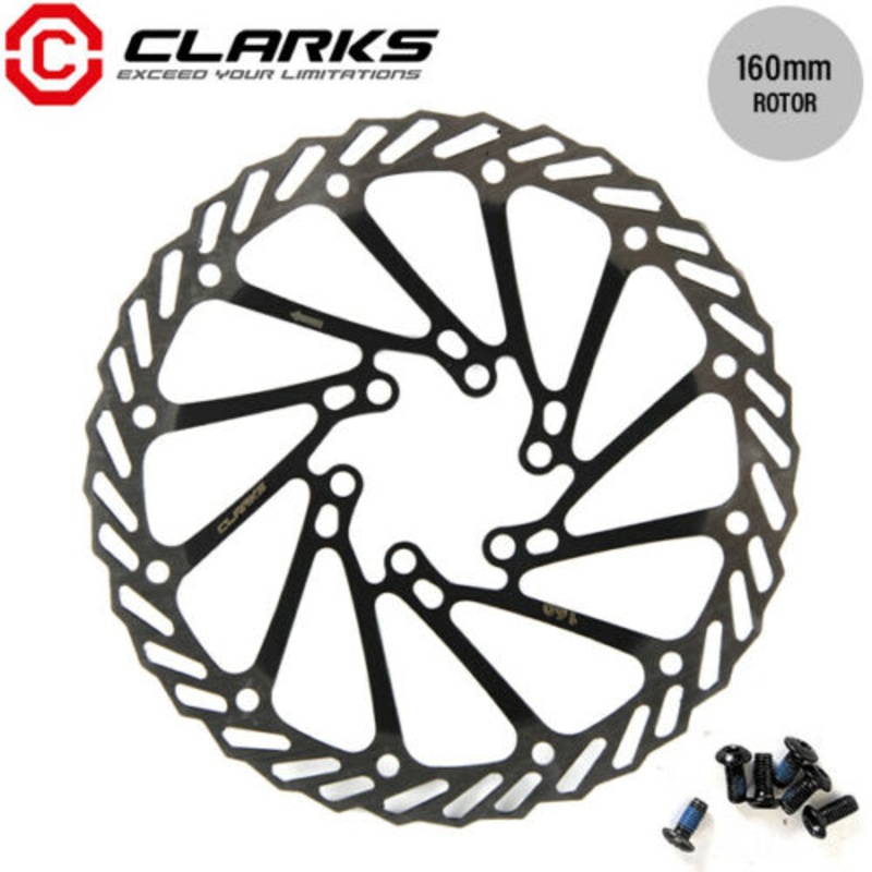 Disc Brake Rotor 6B Clarks CL Disc Rotor Black