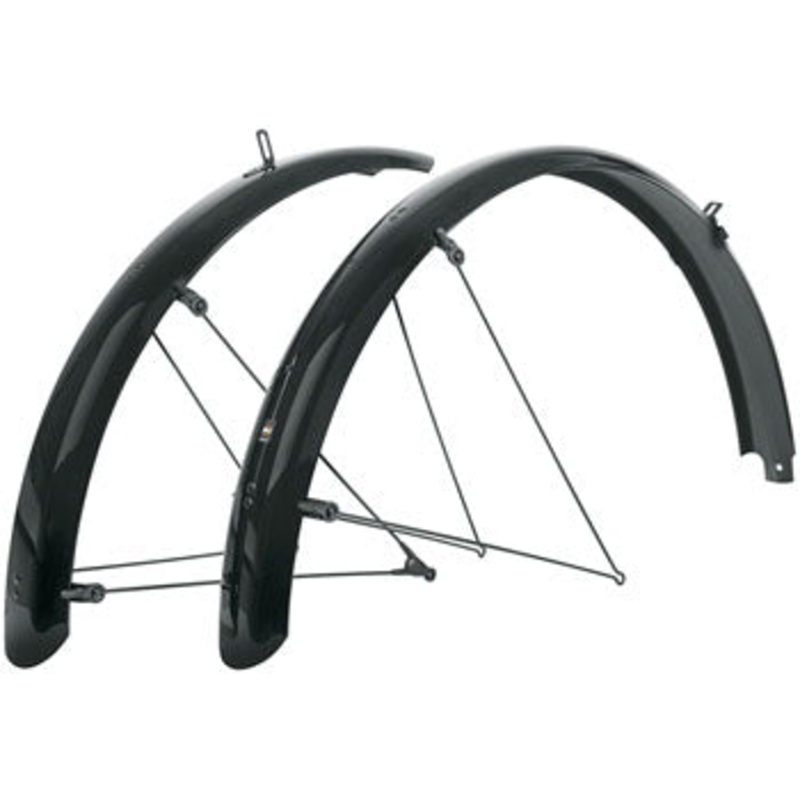 SKS B69 Bluemels Full Coverage Fender Set – 69mm, 27.5/29/700 x 2.5, Black