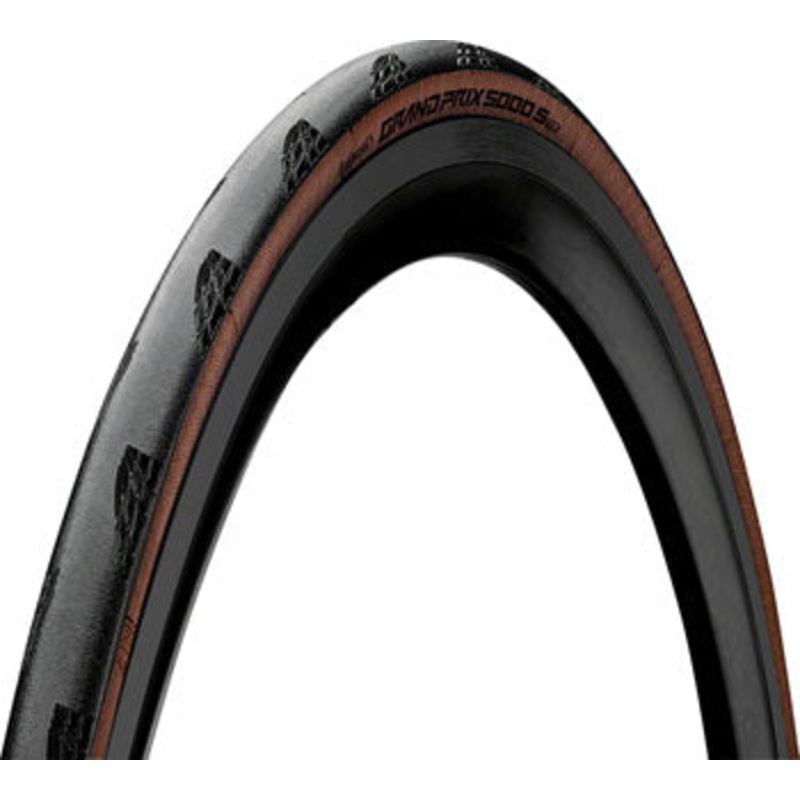 Continental Grand Prix 5000 S TR Tire – 700 x 28, Tubeless, Folding, Black/Transparent, BlackChili, Vectran Breaker, LazerGrip, ACT