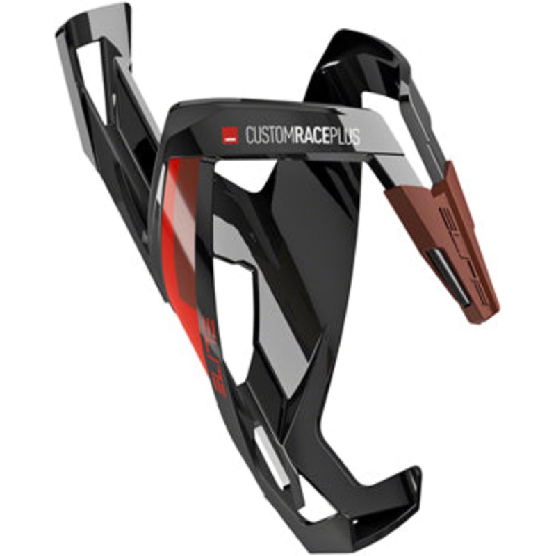 Elite SRL Custom Race Plus Water Bottle Cage – Glossy Black/Red