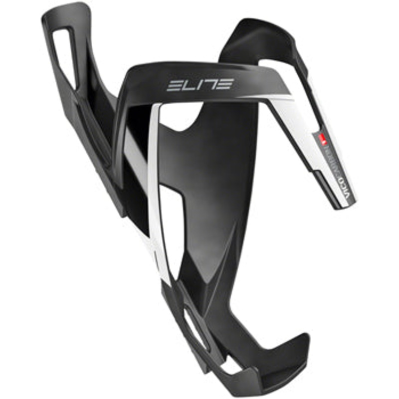 Elite SRL Vico Carbon Water Bottle Cage – Matte Black/White