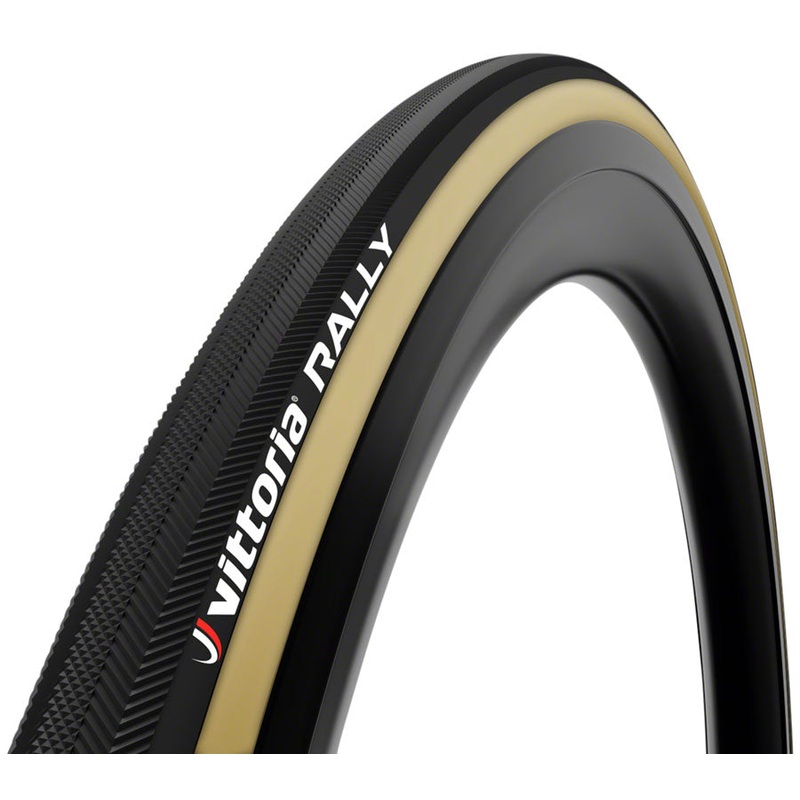 Vittoria Rally Tubular Tire 700 x 25 Black/Tan