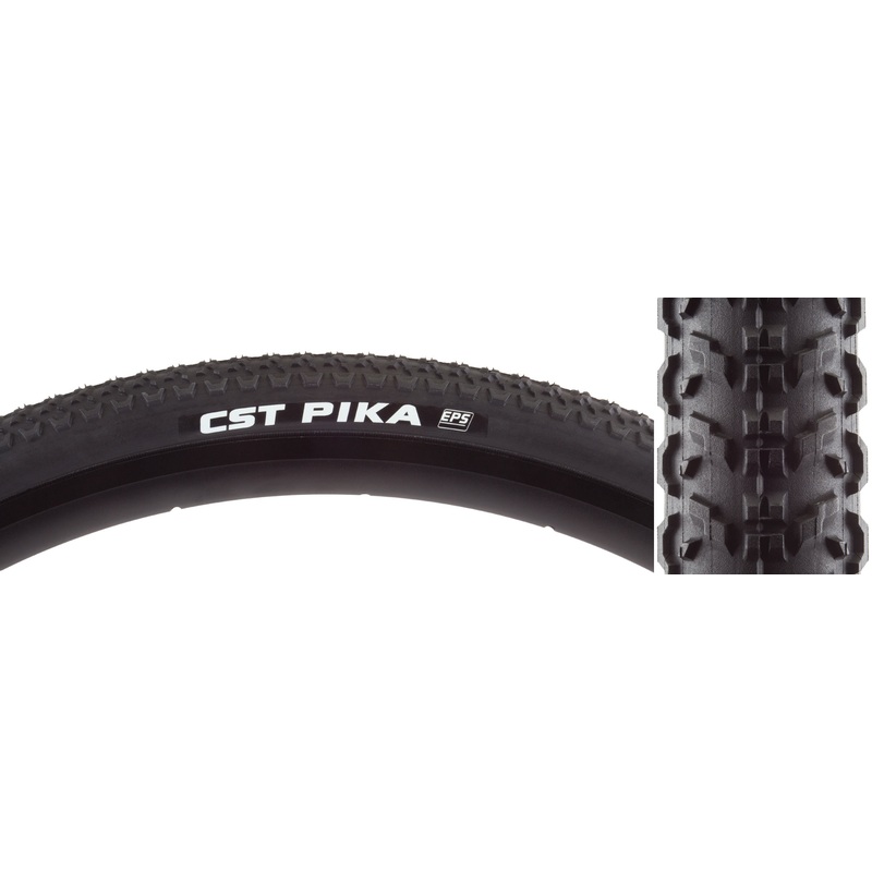 CST Pika Tire – 700 x 32, Clincher, Wire, Black, 60tpi, DC/EPS Puncture Protection