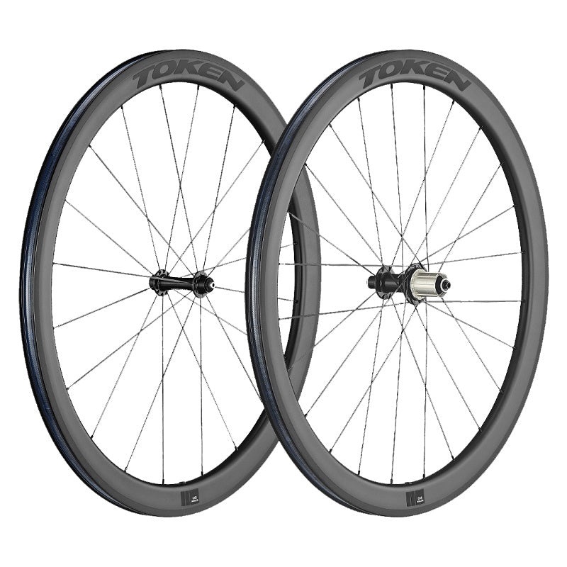 TOKEN Resolute C45R Carbon Rim Brake Road Wheelset