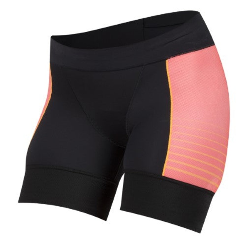 Pearl Izumi Women’s Pursuit Tri Half Short Black/Orange Pop Diffuse