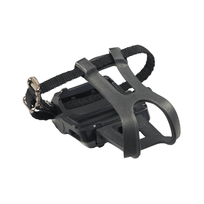 Azur Rapid Plus Flat Pedals with Toeclip & Strap
