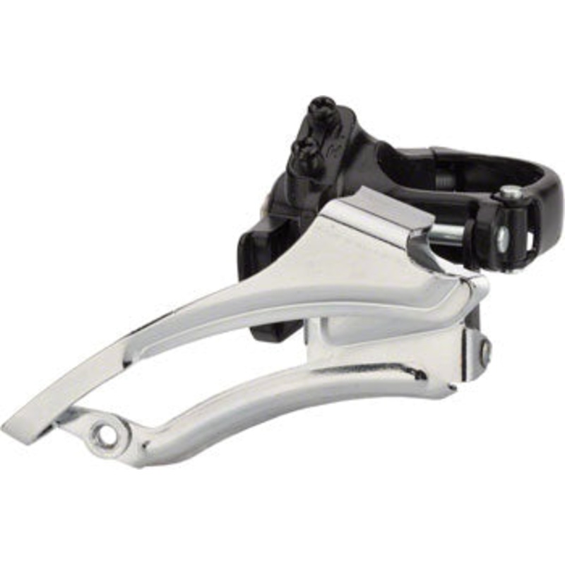 microSHIFT Mezzo Front Derailleur – 7/8-Speed Triple, 42/34/24t, Band Clamp, Shimano Compatible