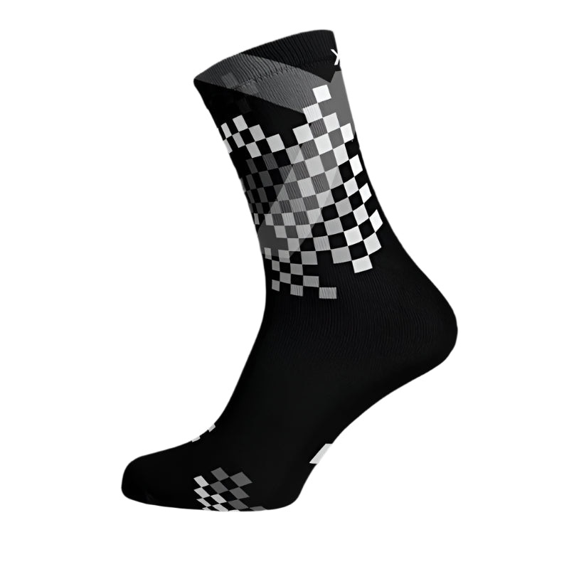 SOX X Black Socks-M & L