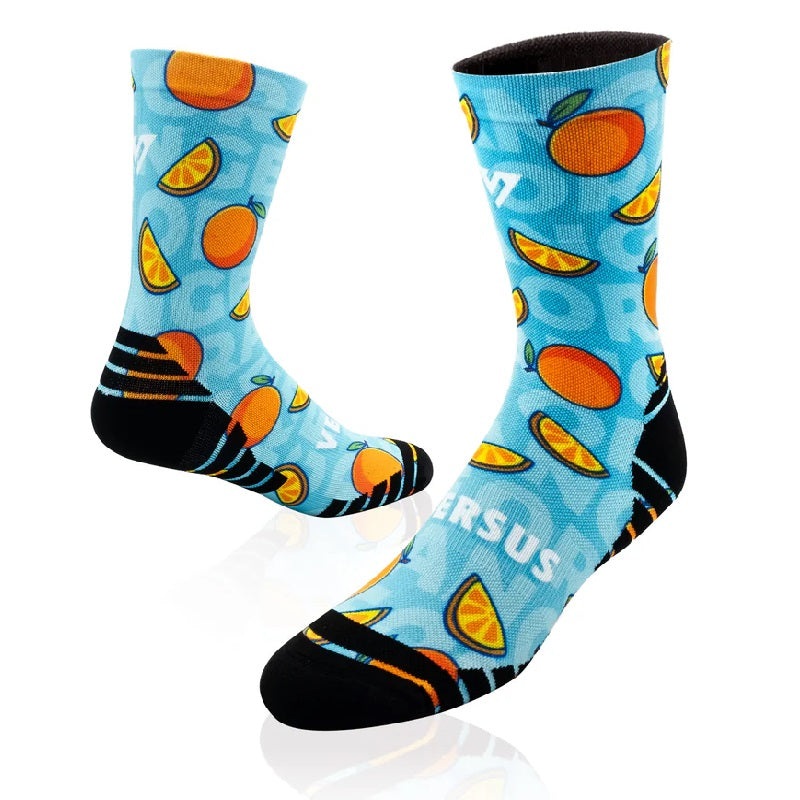 VERSUS Active Orange Socks-4-7 & 8-12-Orange