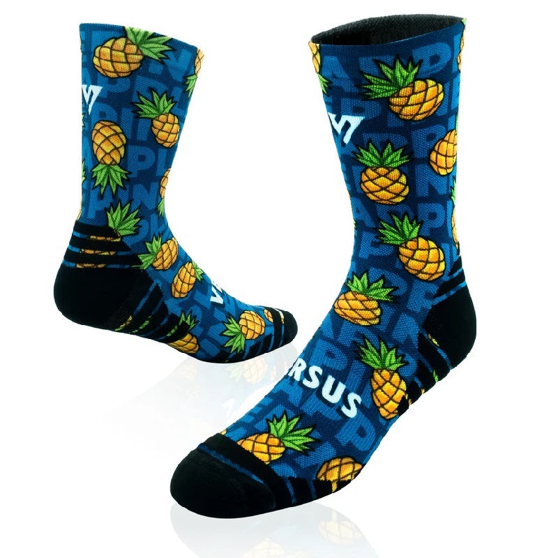 VERSUS Active Pineapple Socks-4-7 & 8-12-Pineapple