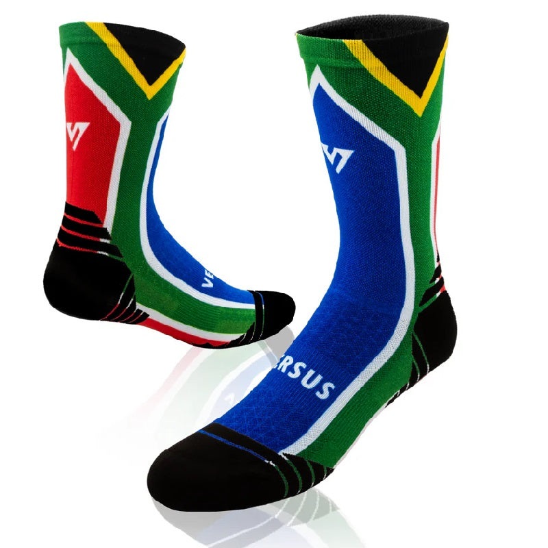 VERSUS Active SA Flag Socks-4-7 & 8-12-SA Flag
