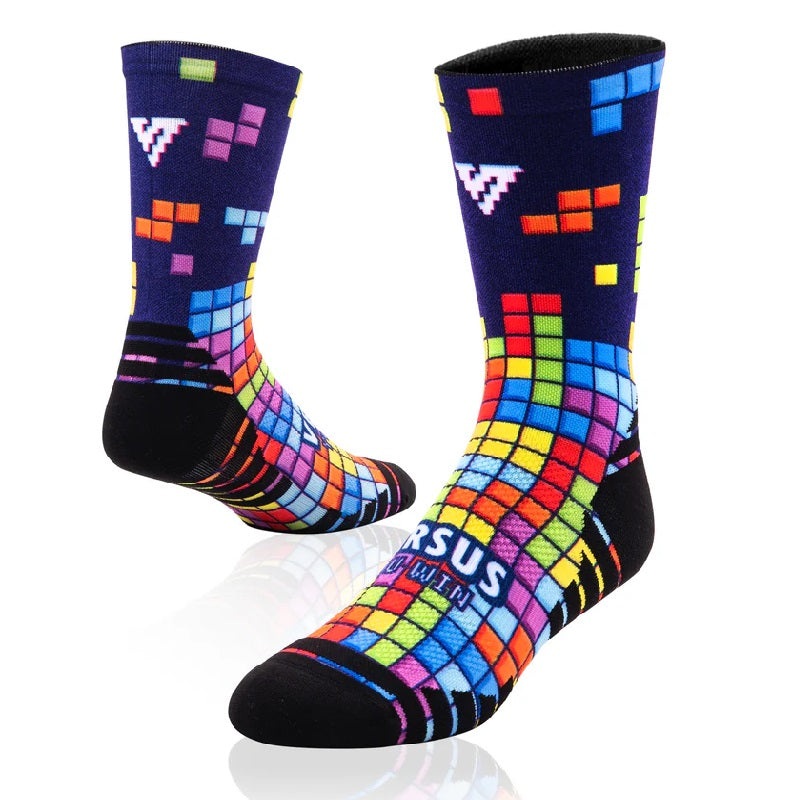 VERSUS Active Tetris Socks-4-7 & 8-12-Tetris