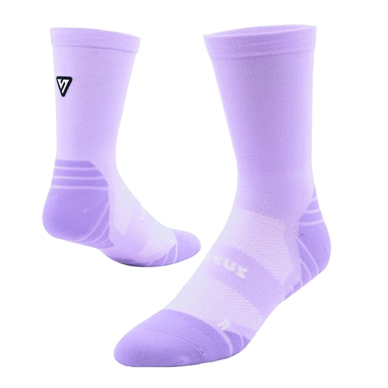 VERSUS Classic Lilac Crew Tab Socks