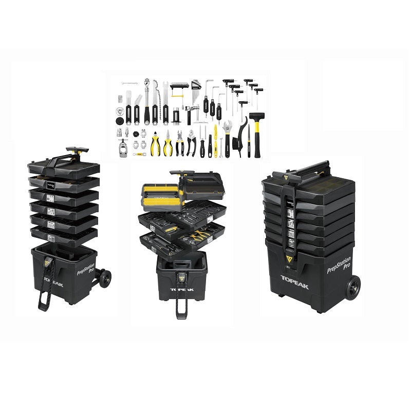 TOPEAK Prepstation Pro Toolkit with 55 Piece Professional Tools