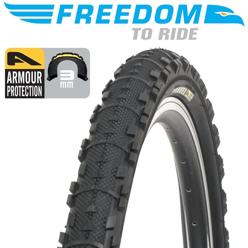Tyre 27.5 x 1.95 Freedom Gravel Armor Wirebead