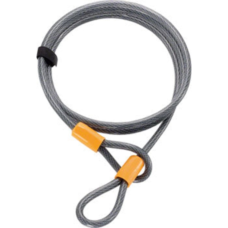OnGuard Akita Cable: 7′ x 10mm, Gray/Orange