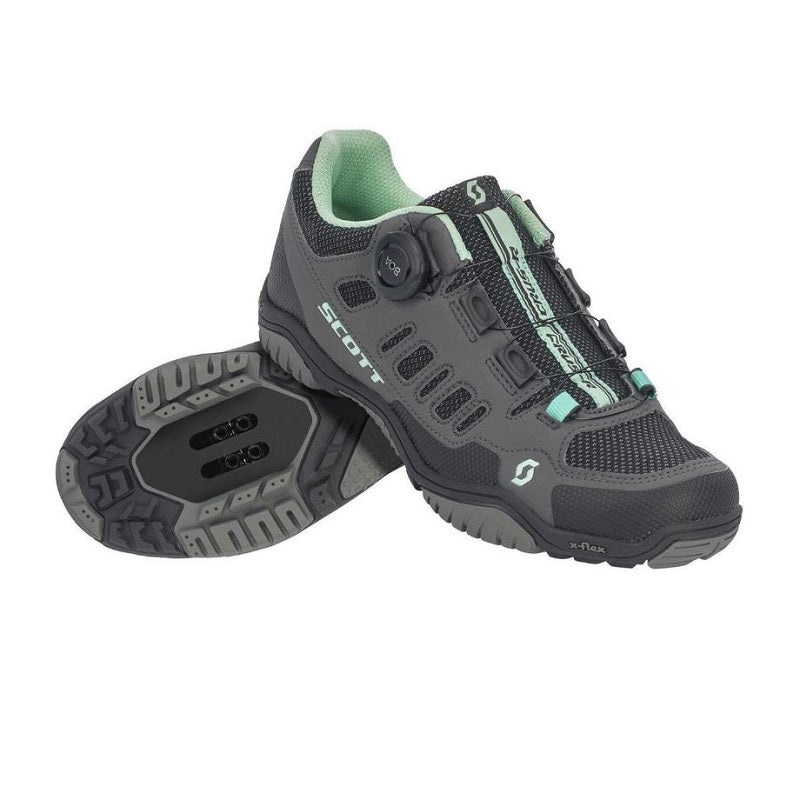 SCOTT Crus-R Boa Ladies Shoe-Dark Grey / Mint Green-EU 37 & EU 42