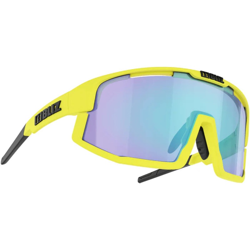Bliz Vision Matte Yellow Frame- Matte Smoke w/ Blue Multi Lens