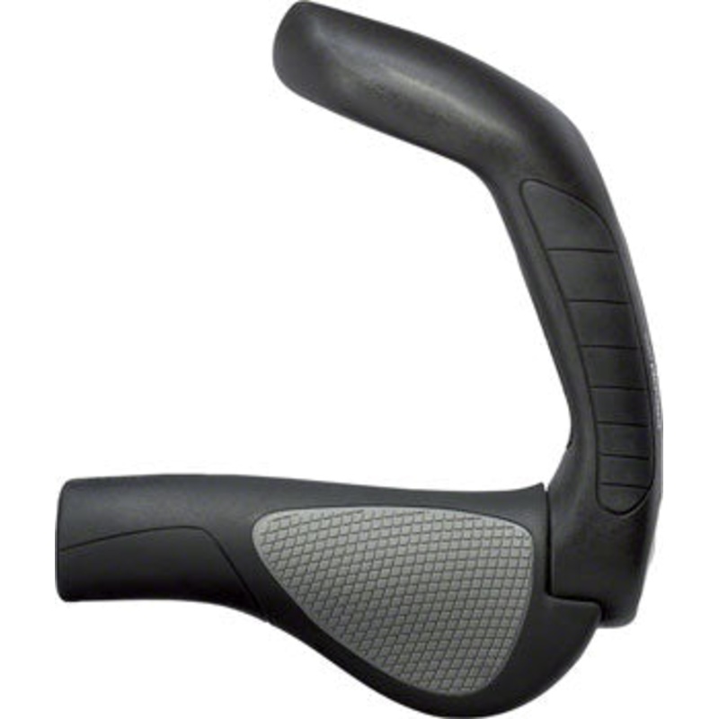 Ergon GP5 Grips – Black/Gray, Lock-On, Large