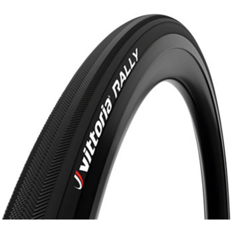 Vittoria Rally Tire – 700 x 25, Tubular, Folding, Black
