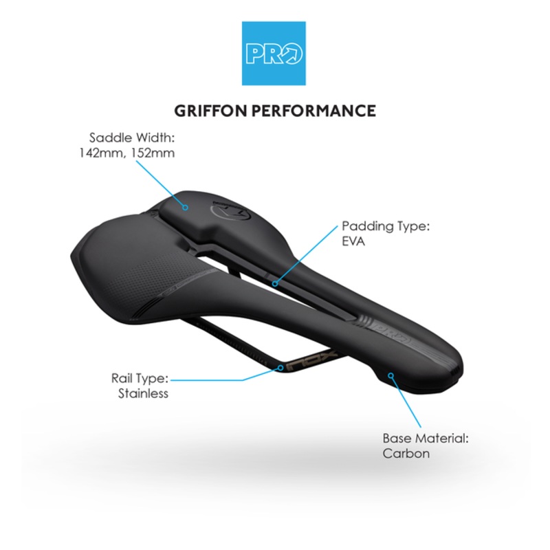 Pro Griffon Performance Saddle, Black