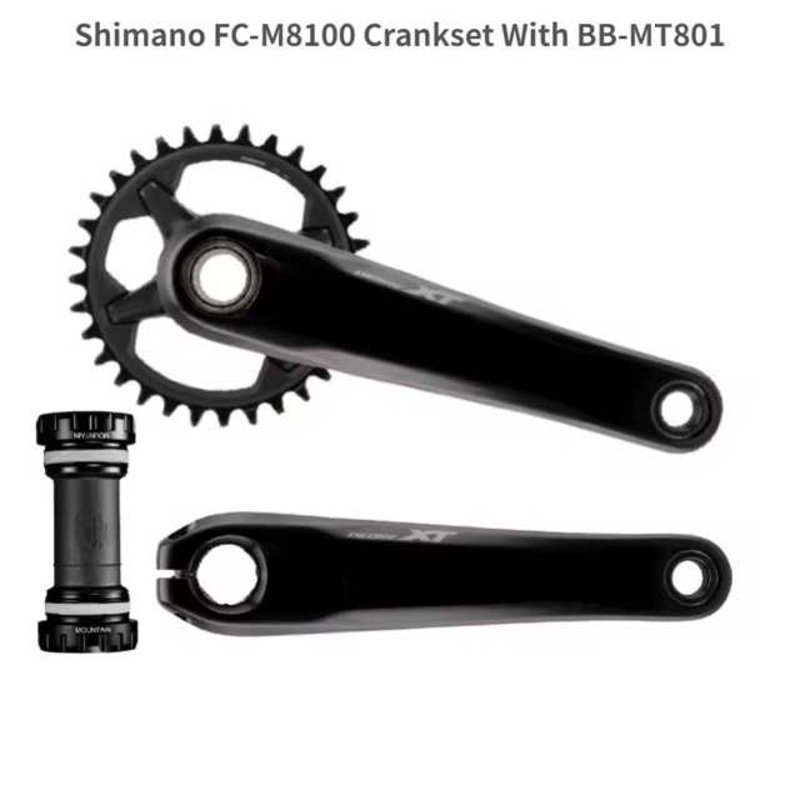 Shimano Crank Fc-M8100 12 Speed 175Mm W/O Ring & Bottom Bracket