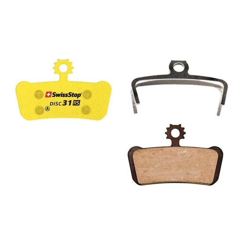SwissStop, Disc 31 RS, Disc Brake Pads, Shape: SRAM Guide/G2, Organic, Pair