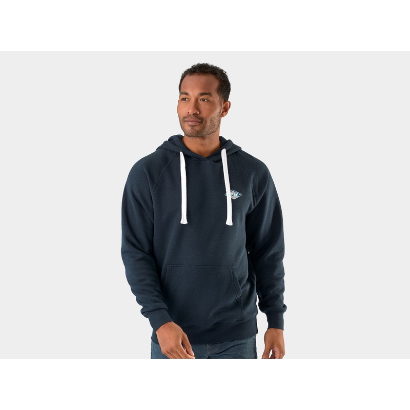 Trek Diamond Patch Hoodie-Blue (dark)-S & M