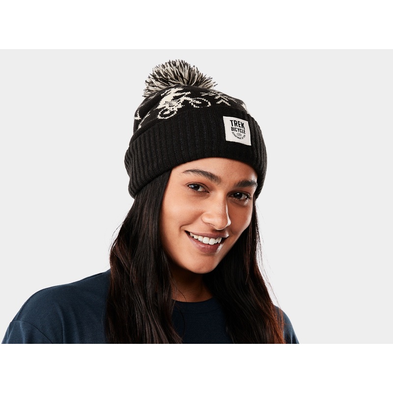 Trek Oh Deer Beanie-Black-1SZ
