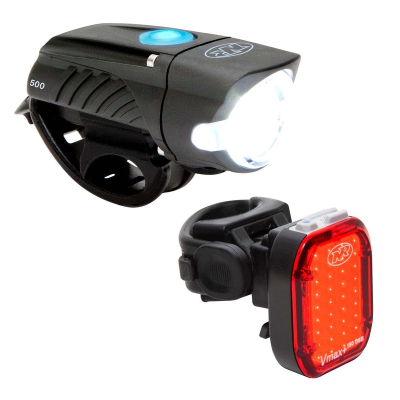 NiteRider Lumina Swift 500 Front and VMax+ 150 Rear Light Set