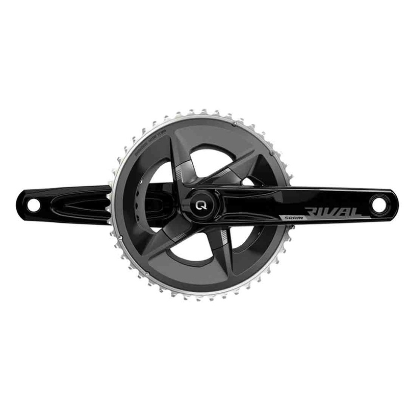 Rival D1 Quarq Road Power Meter DUB 172.5 48-35 Yaw (No BB)
